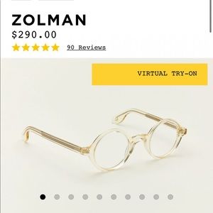 Moscot Zoleman glasses clear +1.0